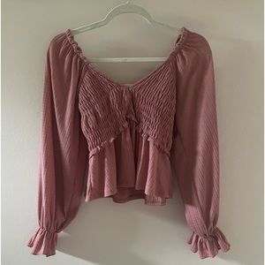 cutest, alter state, pink, puff sleeve top